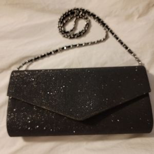 Black Crossbody Evening Bag